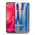 Полупрозрачный дизайнерский пластиковый чехол для Huawei Nova 4 флаг греции