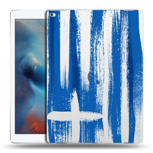 Полупрозрачный дизайнерский пластиковый чехол для Ipad Pro флаг греции