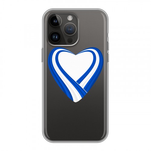 Полупрозрачный дизайнерский пластиковый чехол для Iphone 14 Pro Max флаг греции