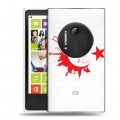 Полупрозрачный дизайнерский пластиковый чехол для Nokia Lumia 1020 Флаг Турции