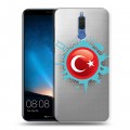 Полупрозрачный дизайнерский пластиковый чехол для Huawei Nova 2i Флаг Турции