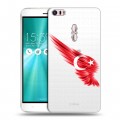 Полупрозрачный дизайнерский пластиковый чехол для Asus ZenFone 3 Ultra Флаг Турции