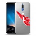 Полупрозрачный дизайнерский силиконовый чехол для Huawei Nova 2i Флаг Турции