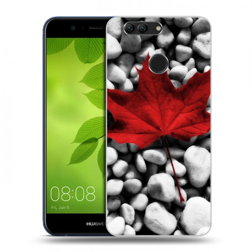 Дизайнерский пластиковый чехол для Huawei Nova 2 Plus флаг Канады