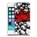 Дизайнерский пластиковый чехол для Iphone 5s флаг Канады