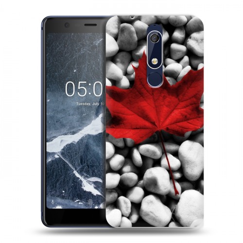 Дизайнерский пластиковый чехол для Nokia 5.1 флаг Канады