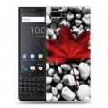 Дизайнерский пластиковый чехол для BlackBerry KEY2 флаг Канады