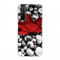 Дизайнерский силиконовый с усиленными углами чехол для Huawei Honor 30S флаг Канады