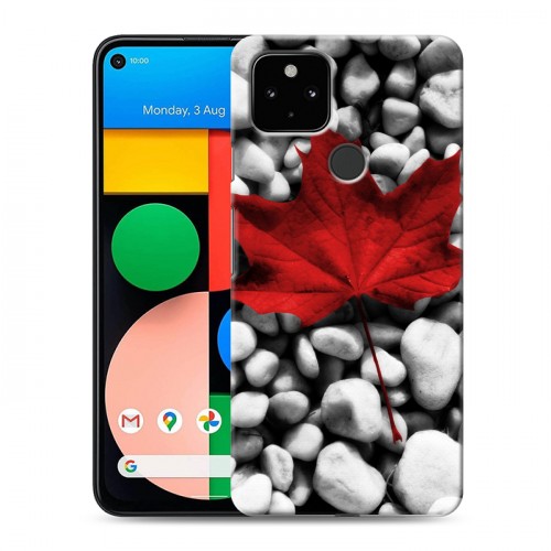 Дизайнерский силиконовый чехол для Google Pixel 4a 5G флаг Канады