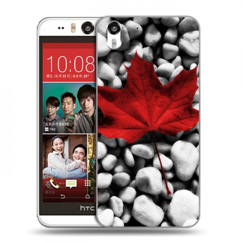 Дизайнерский силиконовый чехол для HTC Desire Eye флаг Канады
