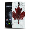 Дизайнерский силиконовый чехол для OnePlus One флаг Канады