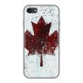 Дизайнерский силиконовый с усиленными углами чехол для Iphone 7 флаг Канады