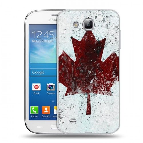 Дизайнерский пластиковый чехол для Samsung Galaxy Premier флаг Канады