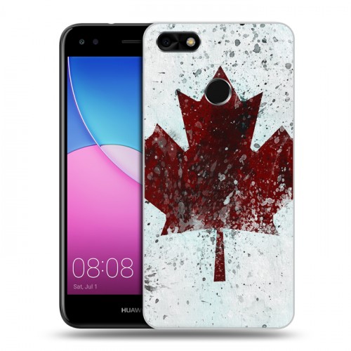 Дизайнерский пластиковый чехол для Huawei Nova Lite (2017) флаг Канады