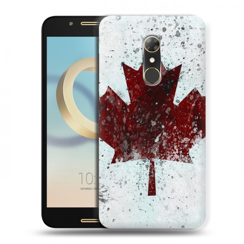 Дизайнерский силиконовый чехол для Alcatel A7 флаг Канады