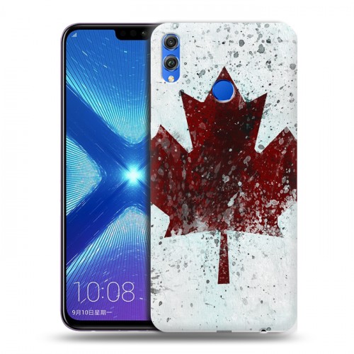 Дизайнерский силиконовый чехол для Huawei Honor 8X флаг Канады