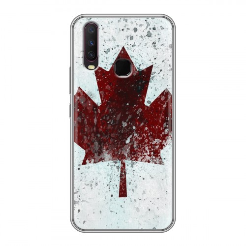 Дизайнерский силиконовый чехол для Vivo Y17 флаг Канады