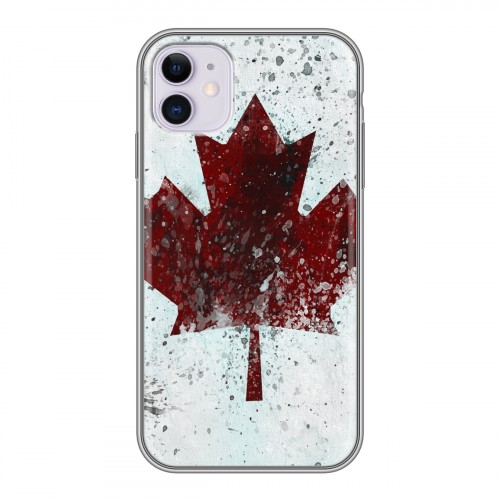 Дизайнерский пластиковый чехол для Iphone 11 флаг Канады