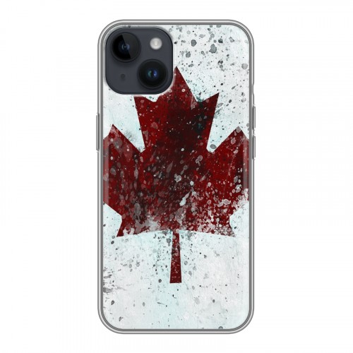 Дизайнерский пластиковый чехол для Iphone 14 флаг Канады