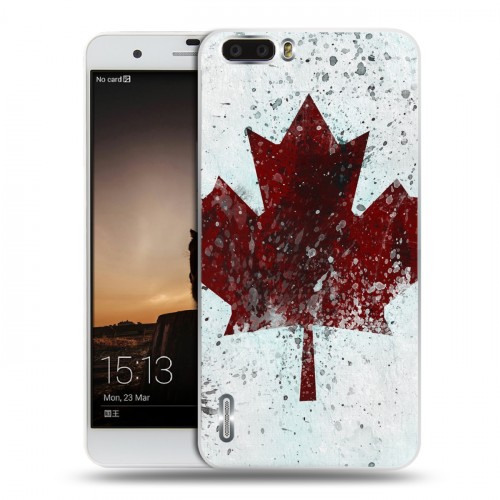 Дизайнерский пластиковый чехол для Huawei Honor 6 Plus флаг Канады