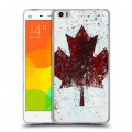 Дизайнерский пластиковый чехол для Xiaomi Mi Note флаг Канады