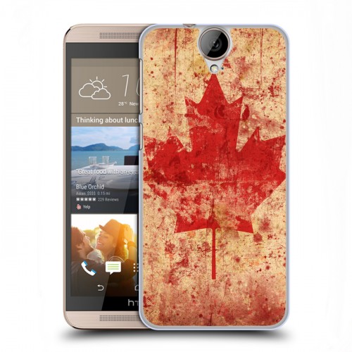 Дизайнерский силиконовый чехол для HTC One E9+ флаг Канады