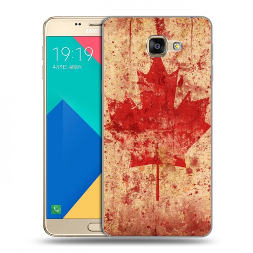 Дизайнерский силиконовый чехол для Samsung Galaxy A9 флаг Канады
