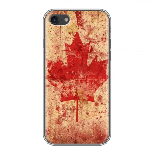 Дизайнерский силиконовый чехол для Iphone 7 флаг Канады