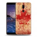 Дизайнерский пластиковый чехол для Nokia 7 Plus флаг Канады