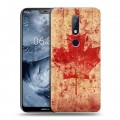 Дизайнерский силиконовый чехол для Nokia 6.1 Plus флаг Канады