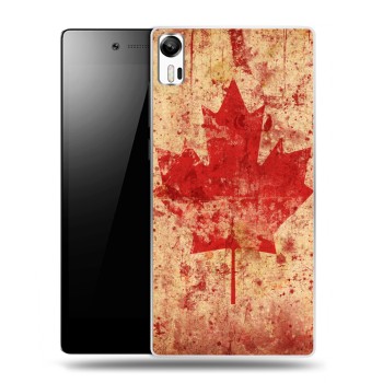 Дизайнерский силиконовый чехол для Lenovo Vibe Shot флаг Канады (на заказ)