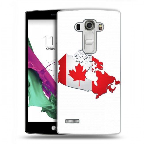 Дизайнерский пластиковый чехол для LG G4 S Флаг Канады