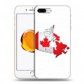 Дизайнерский силиконовый чехол для Iphone 7 Plus / 8 Plus Флаг Канады