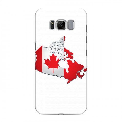 Дизайнерский силиконовый чехол для Samsung Galaxy S8 Флаг Канады