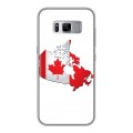 Дизайнерский силиконовый чехол для Samsung Galaxy S8 Plus Флаг Канады