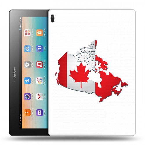 Дизайнерский силиконовый чехол для Lenovo Tab 4 10 Флаг Канады