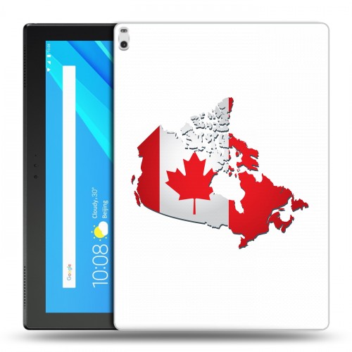 Дизайнерский силиконовый чехол для Lenovo Tab 4 10 Plus Флаг Канады