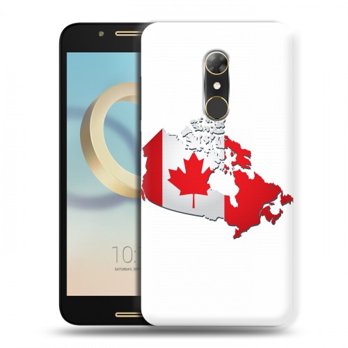 Дизайнерский силиконовый чехол для Alcatel A7 Флаг Канады