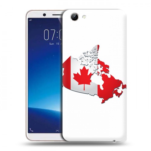 Дизайнерский силиконовый чехол для Vivo Y71 Флаг Канады