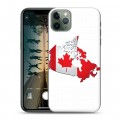 Дизайнерский пластиковый чехол для Iphone 11 Pro Max Флаг Канады