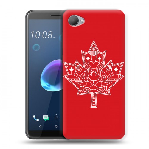 Дизайнерский пластиковый чехол для HTC Desire 12 Флаг Канады