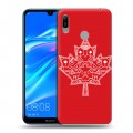 Дизайнерский пластиковый чехол для Huawei Y6 (2019) Флаг Канады