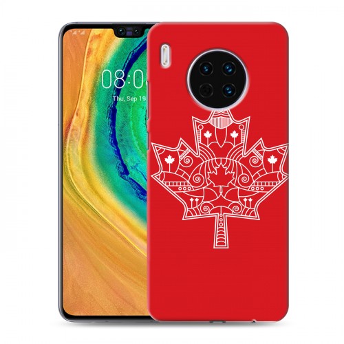 Дизайнерский пластиковый чехол для Huawei Mate 30 Флаг Канады