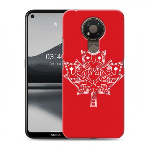 Дизайнерский силиконовый чехол для Nokia 3.4 Флаг Канады
