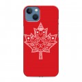 Дизайнерский силиконовый чехол для Iphone 13 Флаг Канады