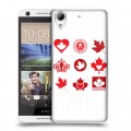 Дизайнерский пластиковый чехол для HTC Desire 626 Флаг Канады
