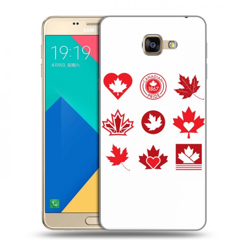 Дизайнерский силиконовый чехол для Samsung Galaxy A9 Флаг Канады