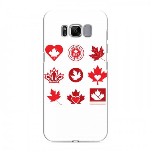 Дизайнерский силиконовый чехол для Samsung Galaxy S8 Флаг Канады