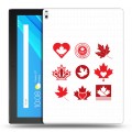 Дизайнерский силиконовый чехол для Lenovo Tab 4 10 Plus Флаг Канады