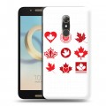 Дизайнерский силиконовый чехол для Alcatel A7 Флаг Канады